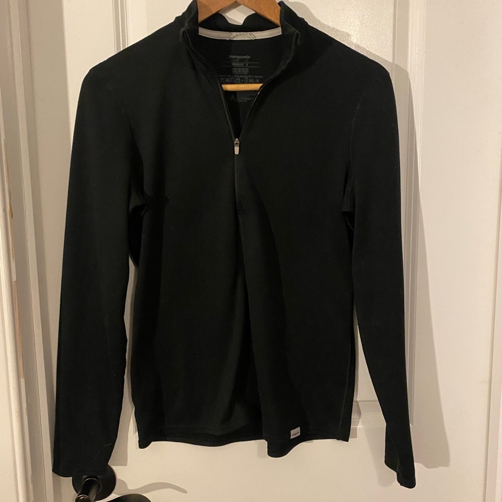 Patagonia Capilene 3 Black Women's Quarter-Zip Pullover